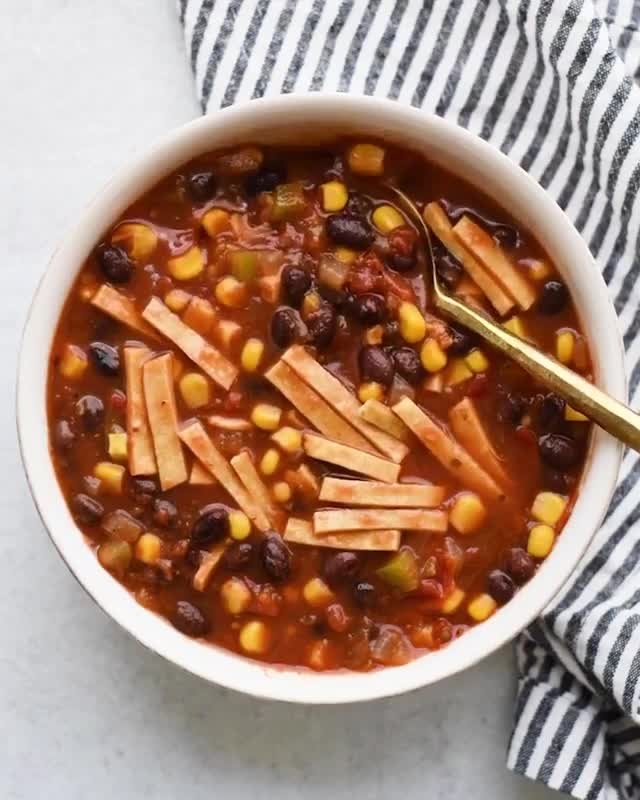 Vegan Tortilla Soup