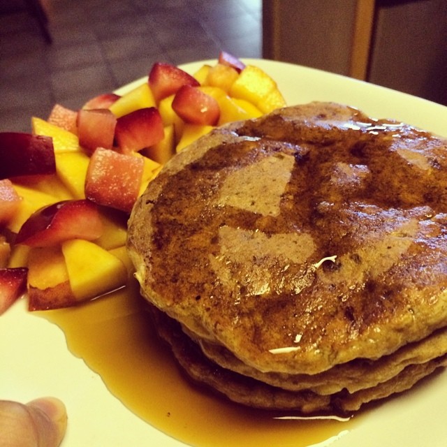 Simple Vanilla Pancakes Made from Scratch