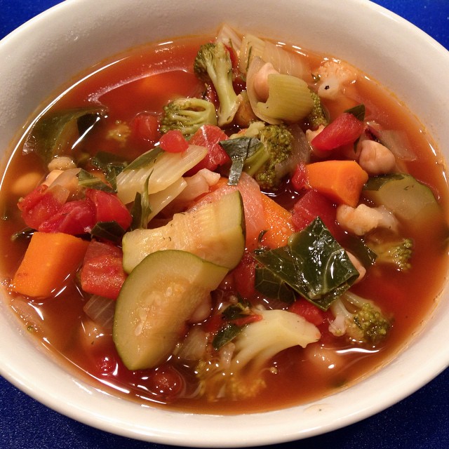 Big Bowl of Organic Vegetable Soup