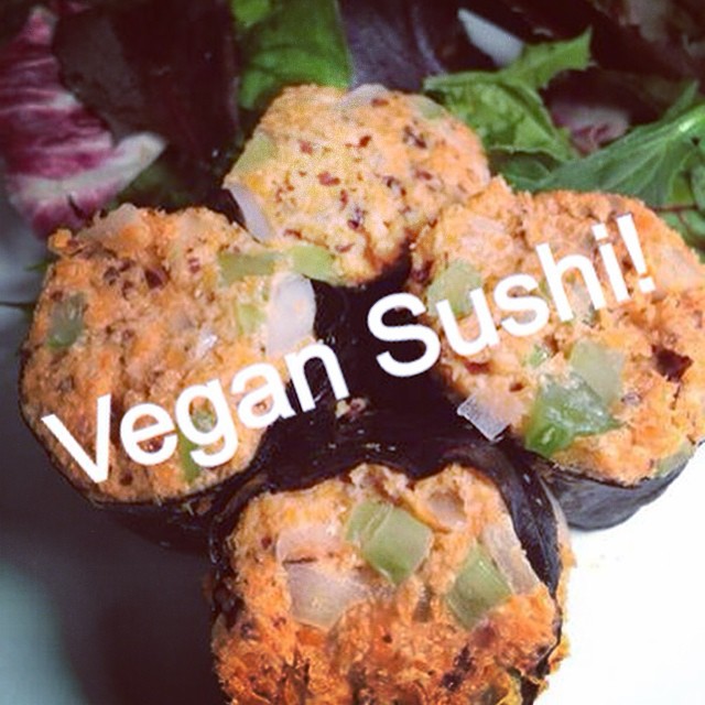 Vegan Sushi Made with Carrot Pulp
