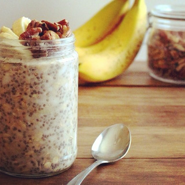 Banana Bread Overnight Oats