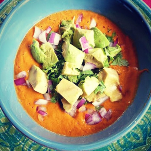 Raw Vegan Tortilla Soup