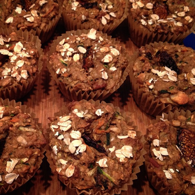 Gluten-Free Everything Protein Muffins