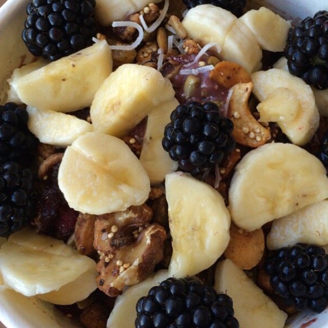 Blueberry Banana Hemp Seed Healthy Snack