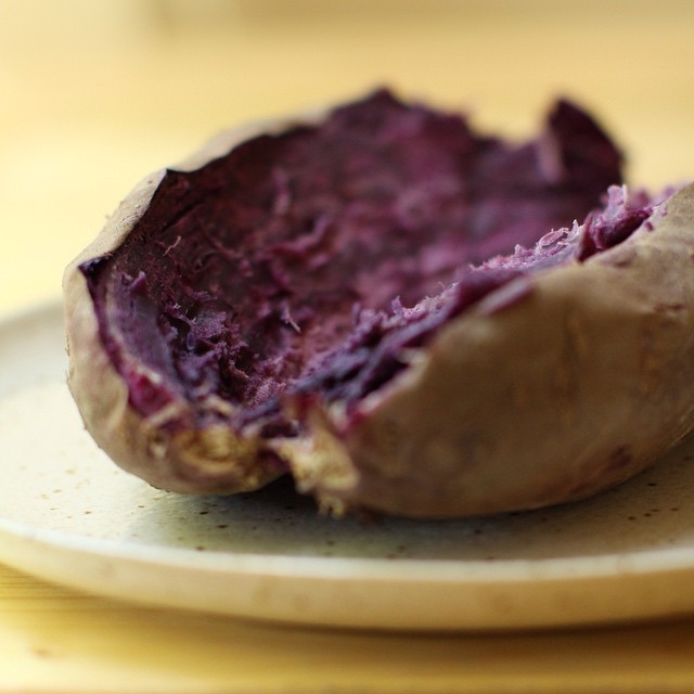A #Latergram of This Glorious Purple Sweet Potato + 10 Things That Make Me Happy Because