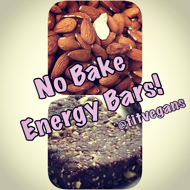 No-Bake Raw Vegan Energy Bars (8 Servings)