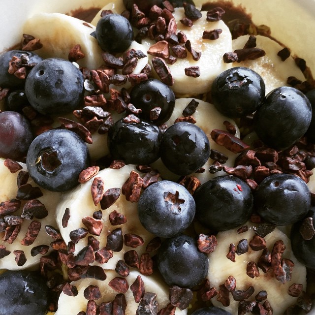 High Fiber Cherry Banana Smoothie Bowl