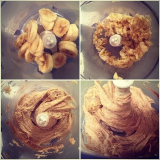 Post Workout Banana Almond Ice Cream