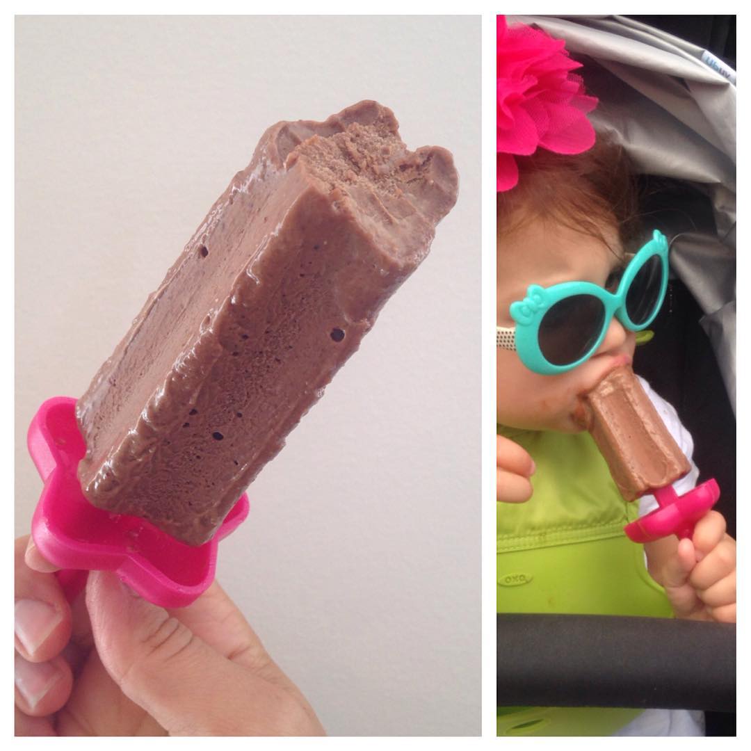 Vegan Fudgsicles Made with Almond Butter