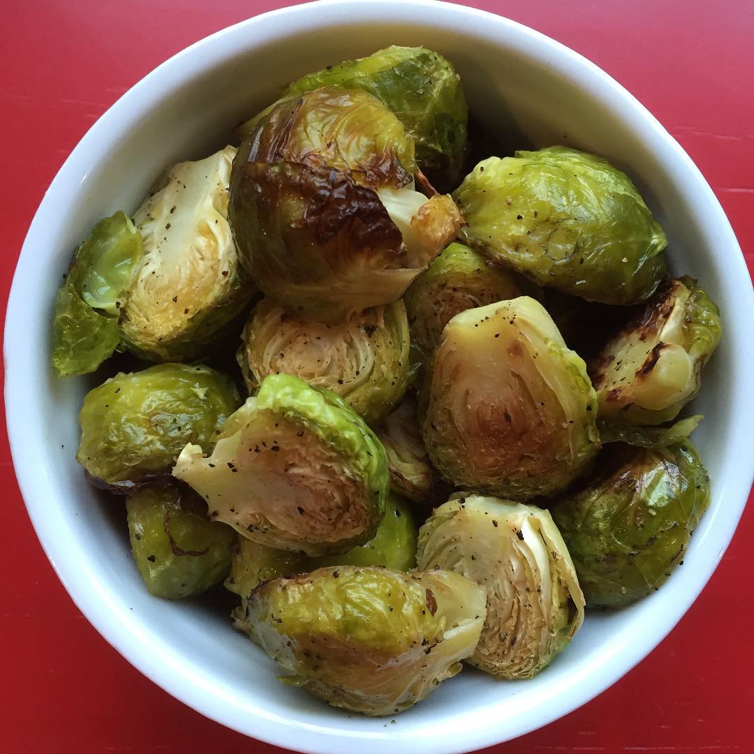 Easy Roasted Brussel Sprouts with Ghee