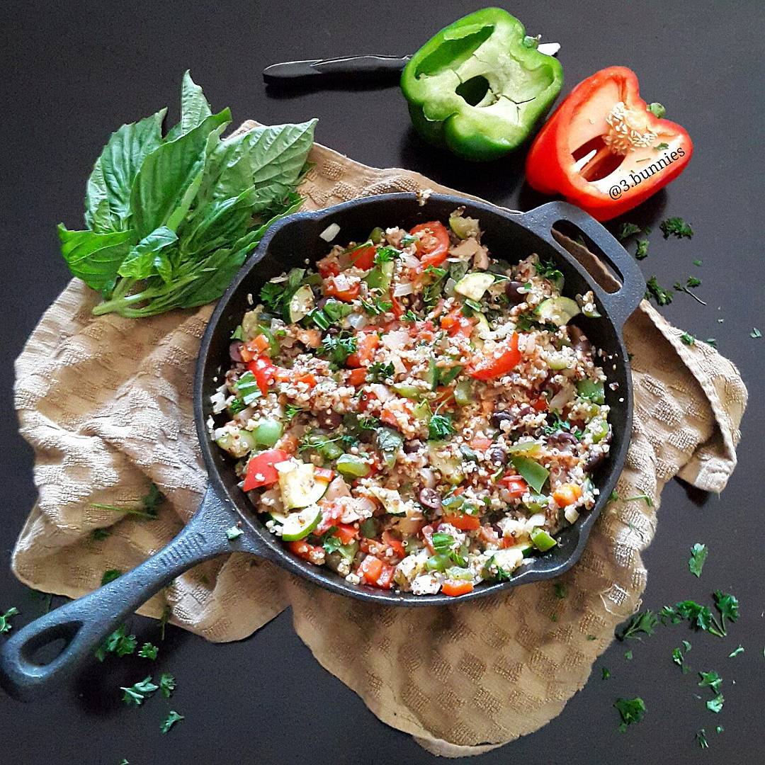 Ratalouie Quinoa Vegetable Skillet Dish