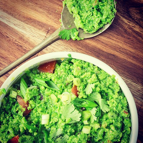 Pea Guacamole Alternative for Avocado Allergy