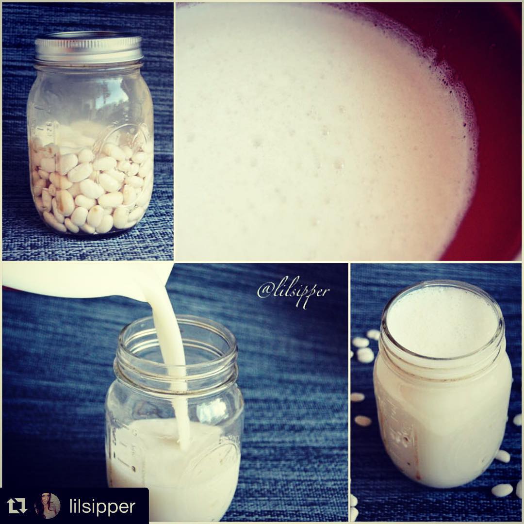 Homemade Great Northern Bean Milk Alternative