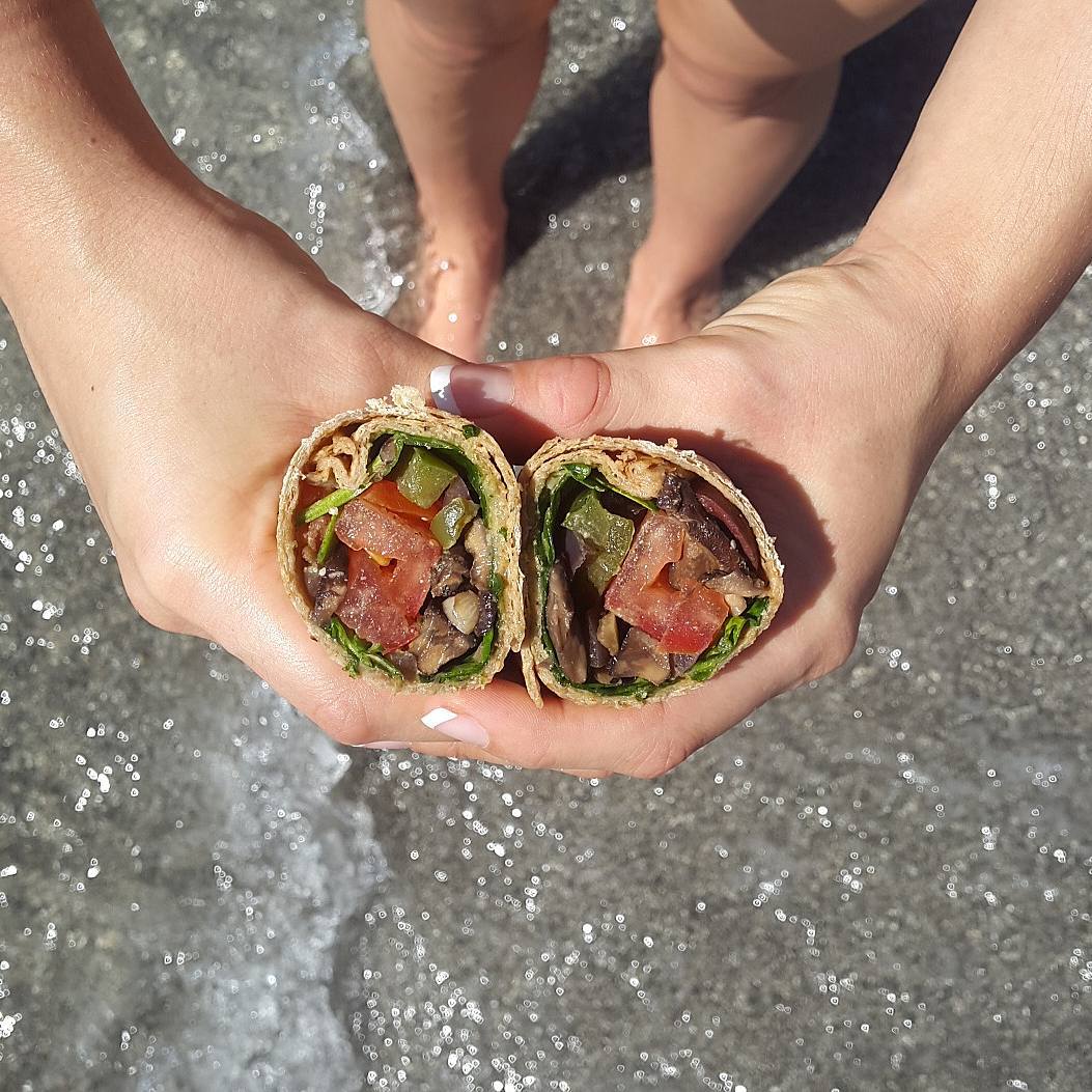 Sand and Portobello Wraps