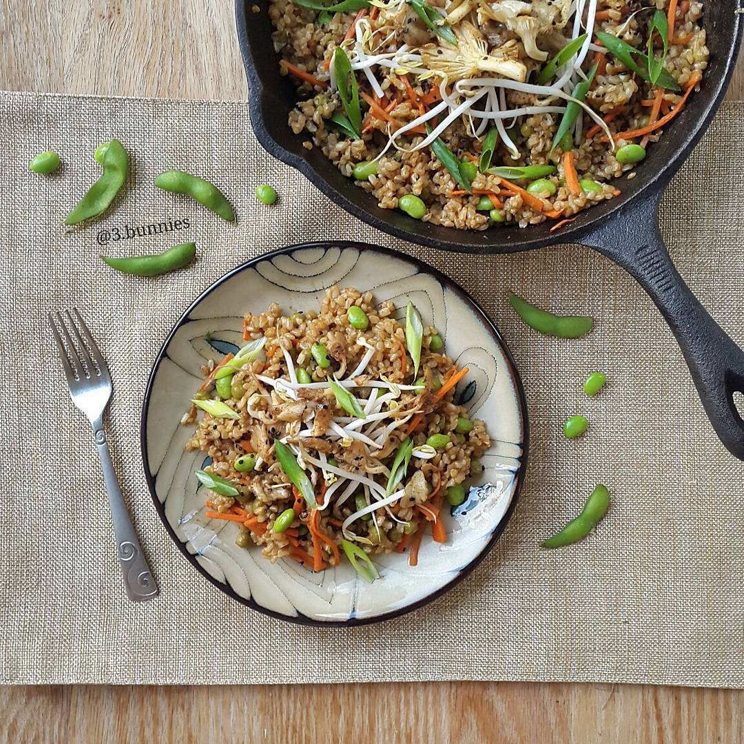 Colorful Dish of Fried Rice