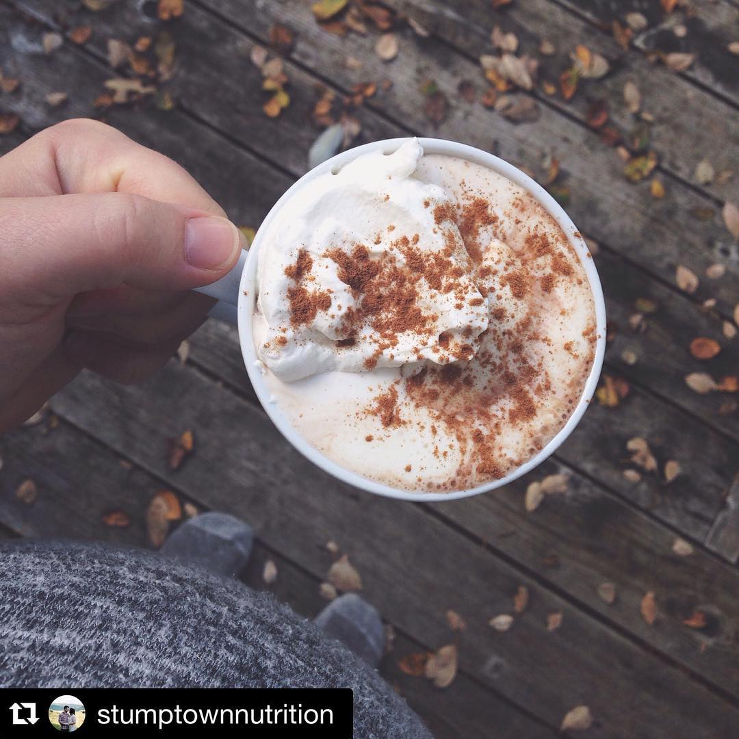 Fall Day Hot Cocoa with Whipped Cream