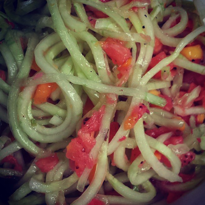 Fruity #Zoodle Snack