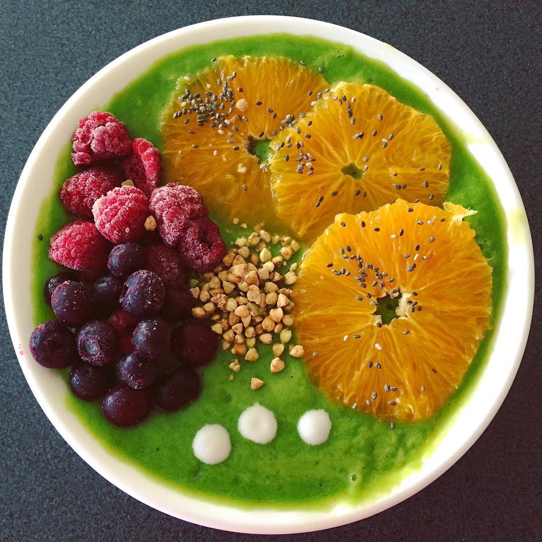 Morning Blend of Cucumber Pineapple Spinach Mango