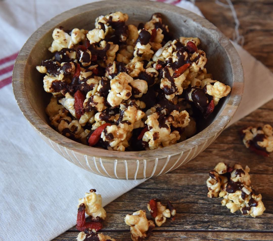 Afternoon Snack of Superfood Popcorn