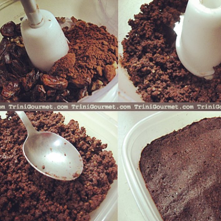 Homemade Raw Vegan Superfood Brownies