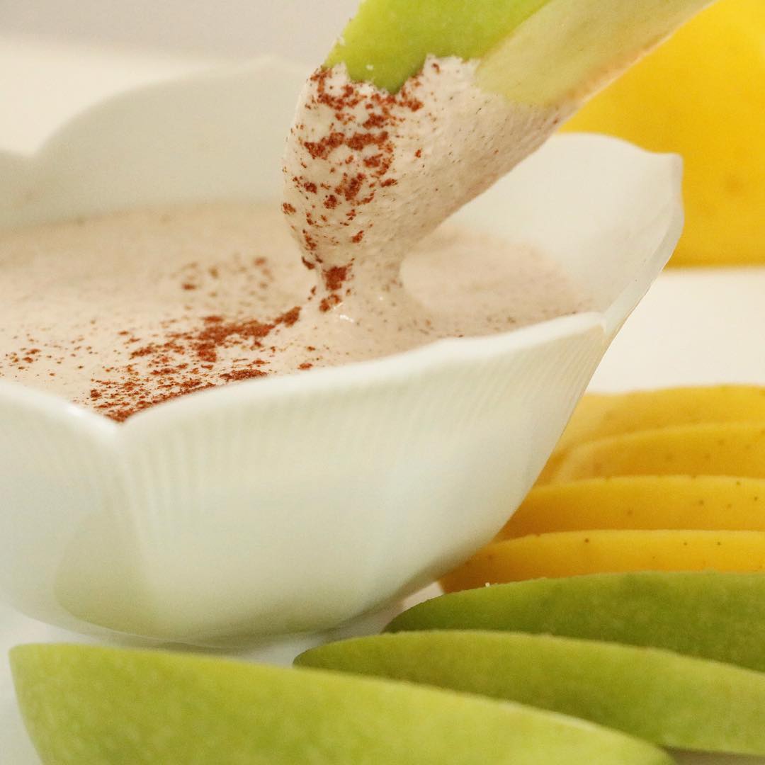 Creamy Non-Dairy Fruit Dip for Snacking