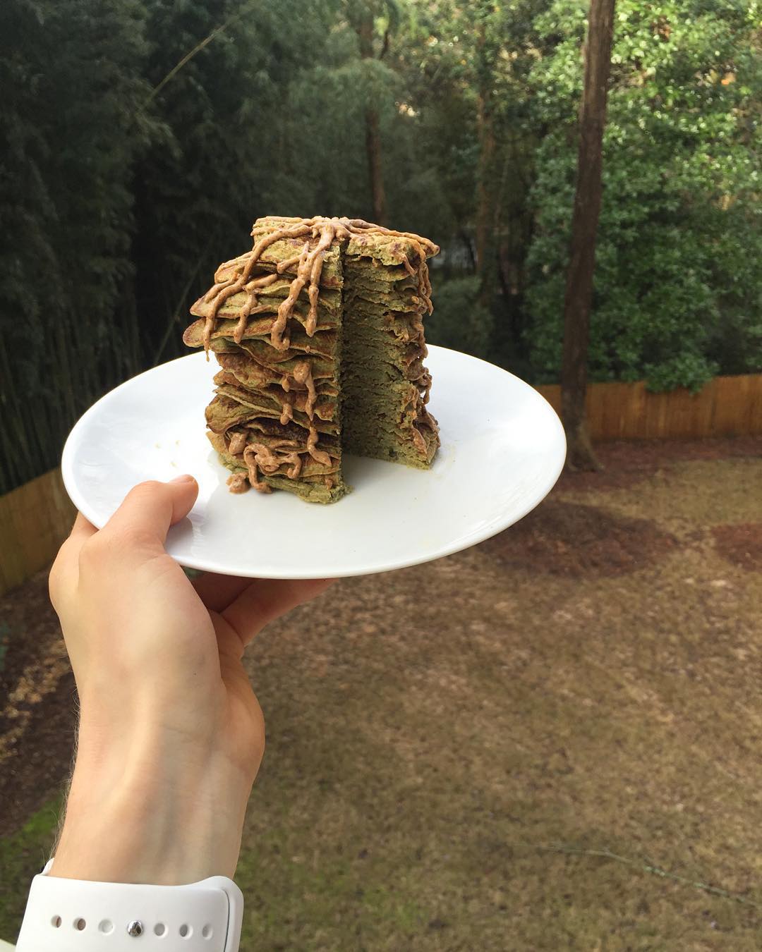 Protein Pancakes with Almond Butter