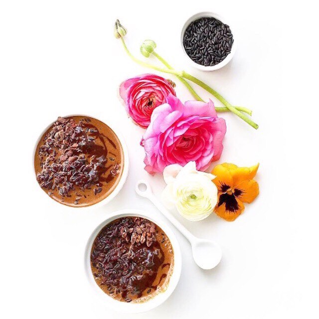 Cacao Black Rice Pudding