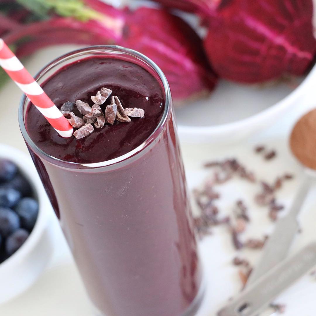 Purple Haze Beet and Blueberry Smoothie