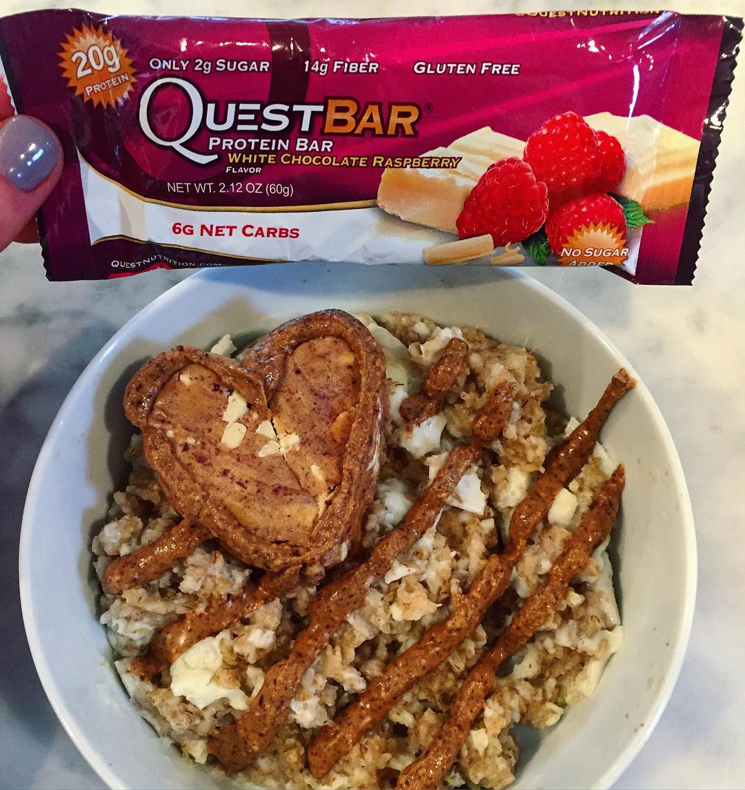 Valentine's Day Microwave Oatmeal Snack