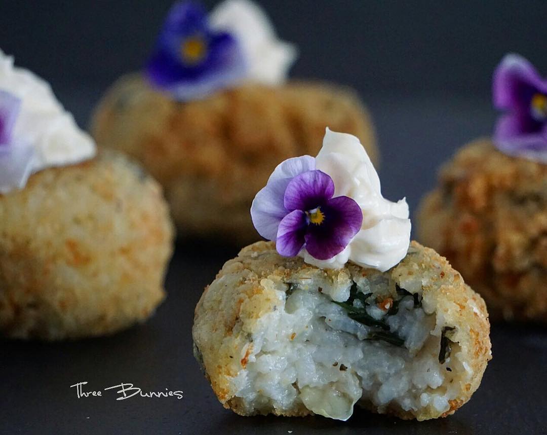 Artichoke and Spinach Rice Balls
