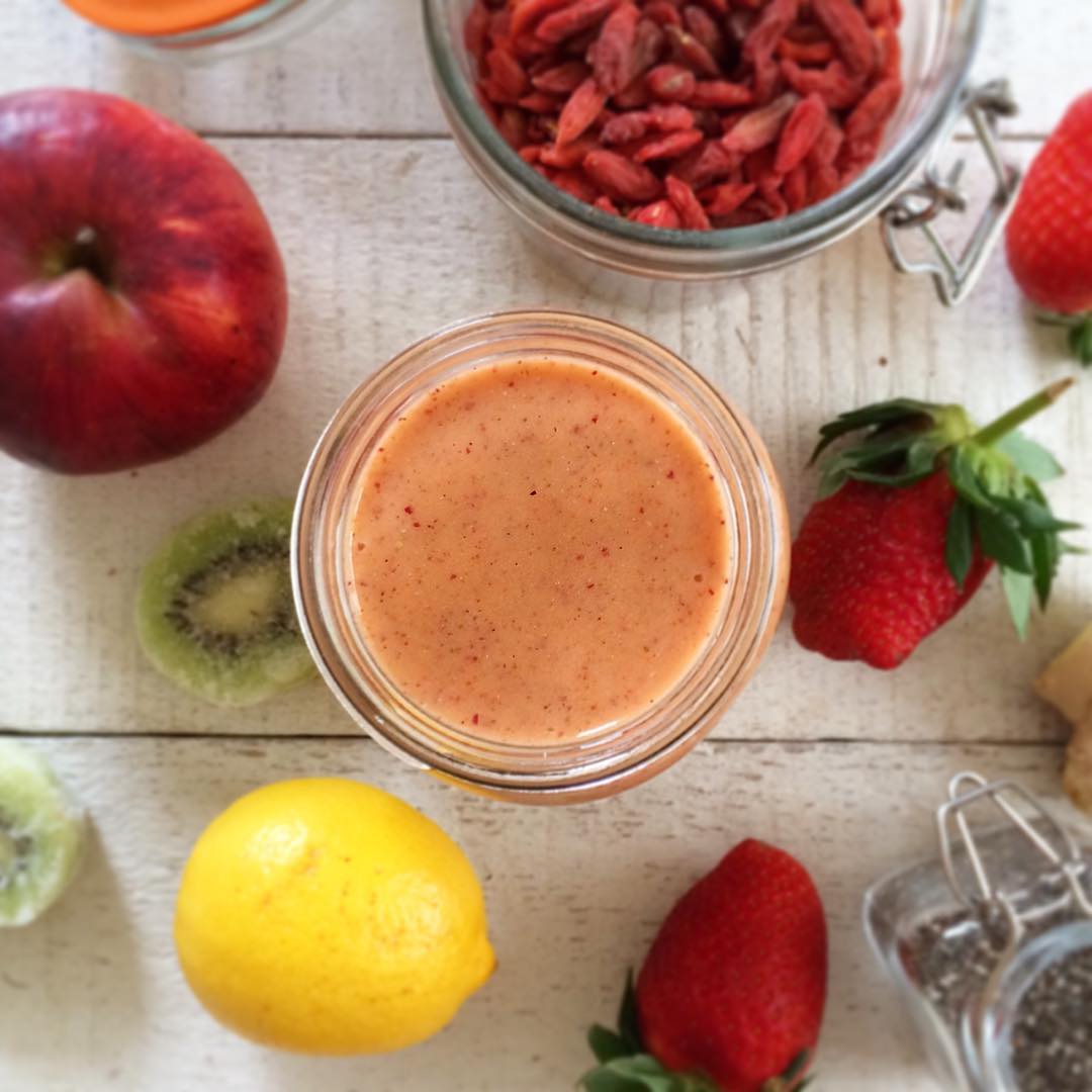 Fruity Burst Smoothie for Digestion and Immunity