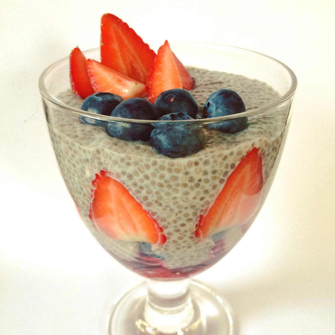 Chia Seed Pudding with Berries