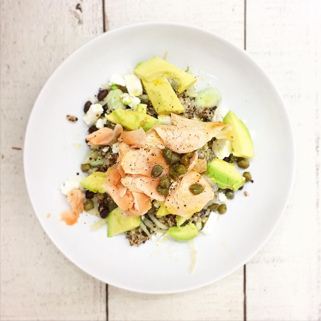 Simple Fennel and Salmon Supper
