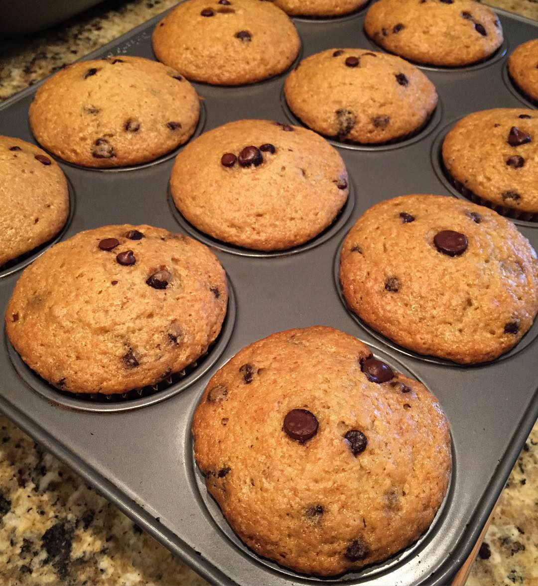Vegan Chocolate Chip Muffins