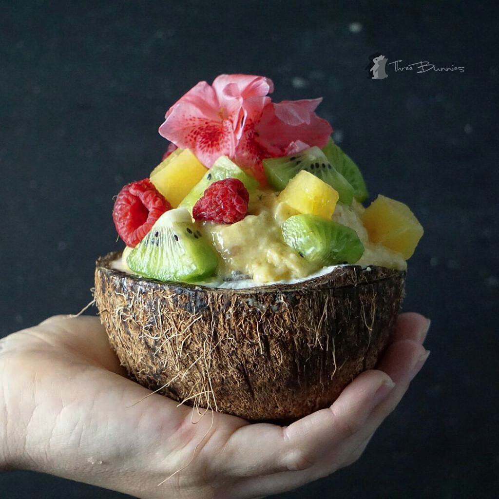 Delicious Mango Pineapple Nicecream Treat