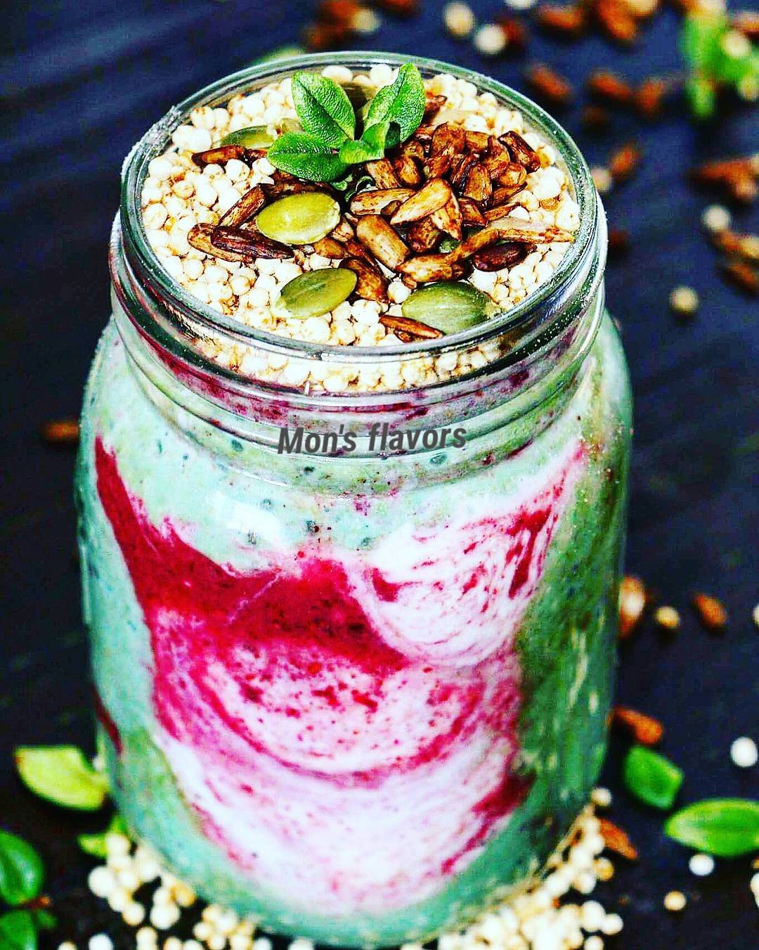 Nutritious Green Smoothie with Superfoods