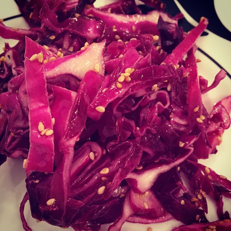 Sesame Ginger Cabbage Slaw