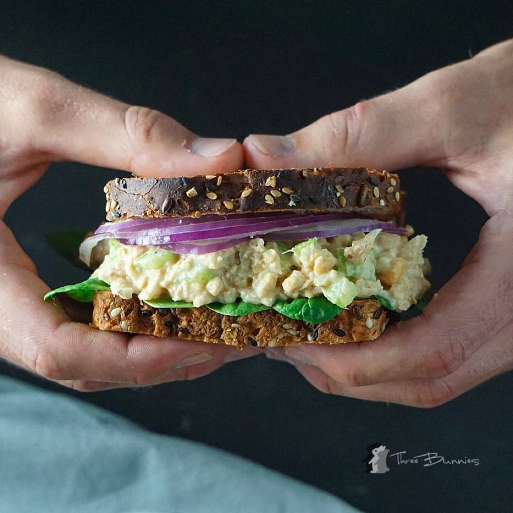 Vegan Chickpea Tuna Sandwich
