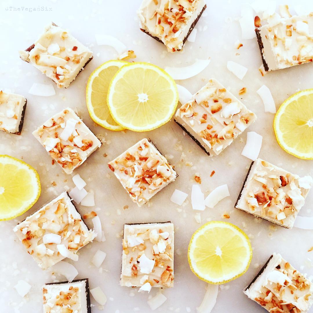 Gluten-Free Vegan Raw Lemon Slices