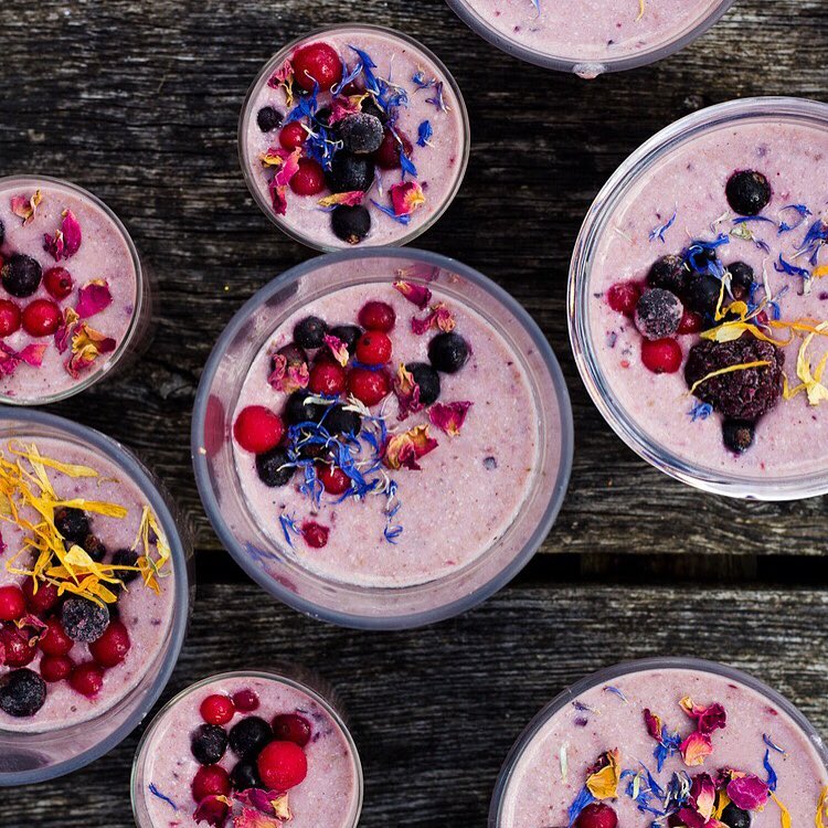 Pink Berry Buckwheat Smoothie