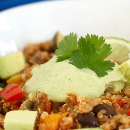 Dreamy Vegan Lime Cilantro Cream Sauce