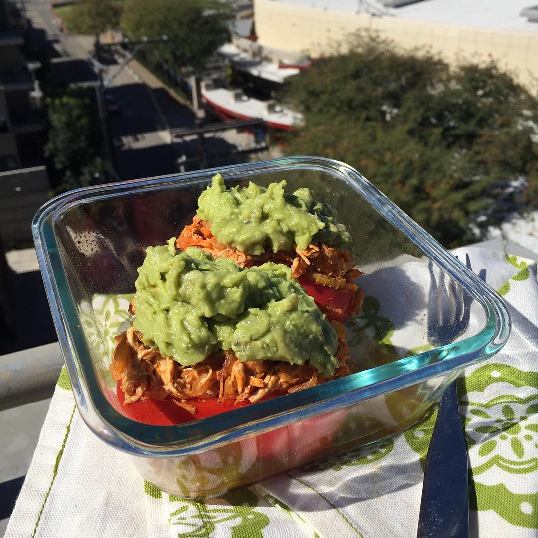 Buffalo Chicken Stuffed Bell Peppers