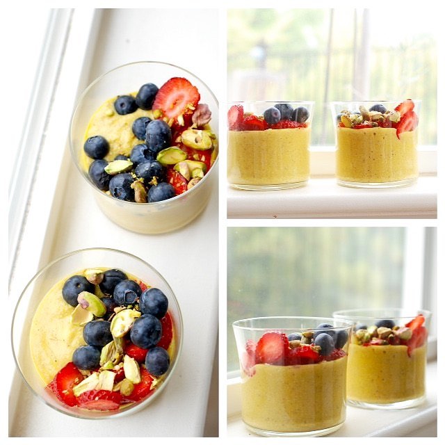 Overnight Buckwheat Turmeric Mango Porridge