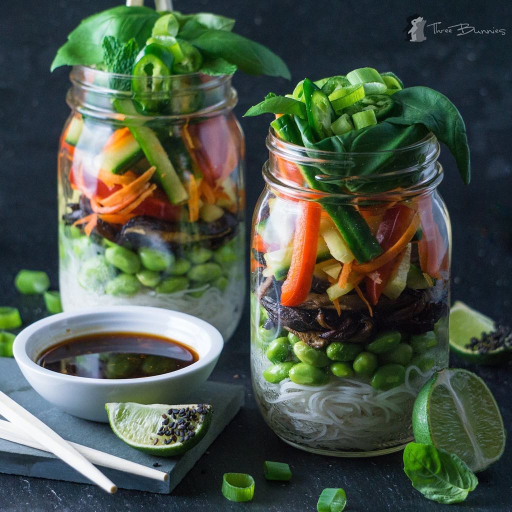 Our Vietnamese Noodle Salad Jar