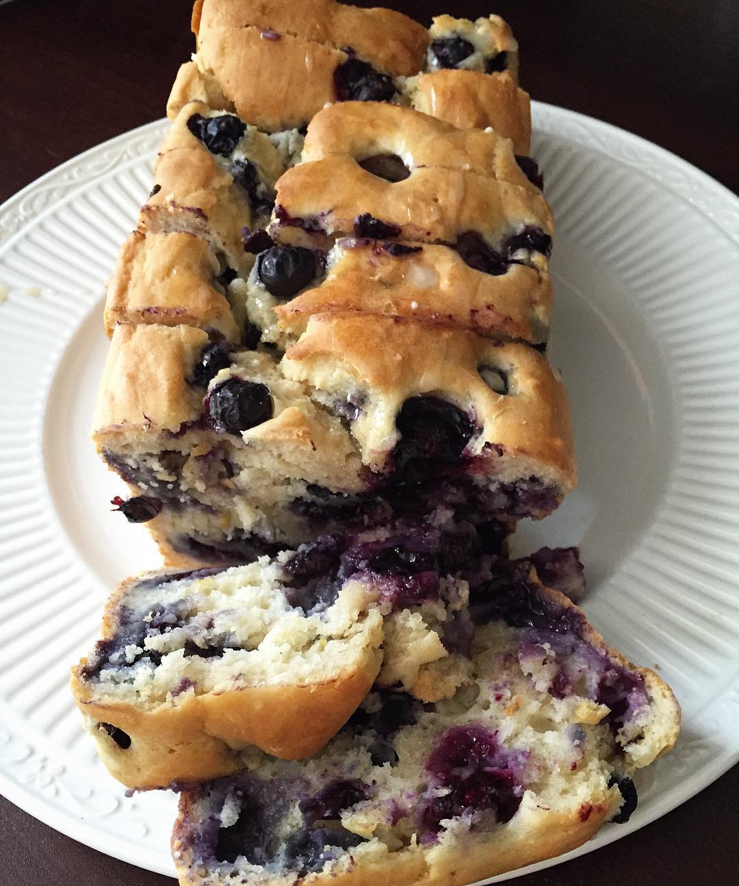 Blueberry Sour Cream Poundcake