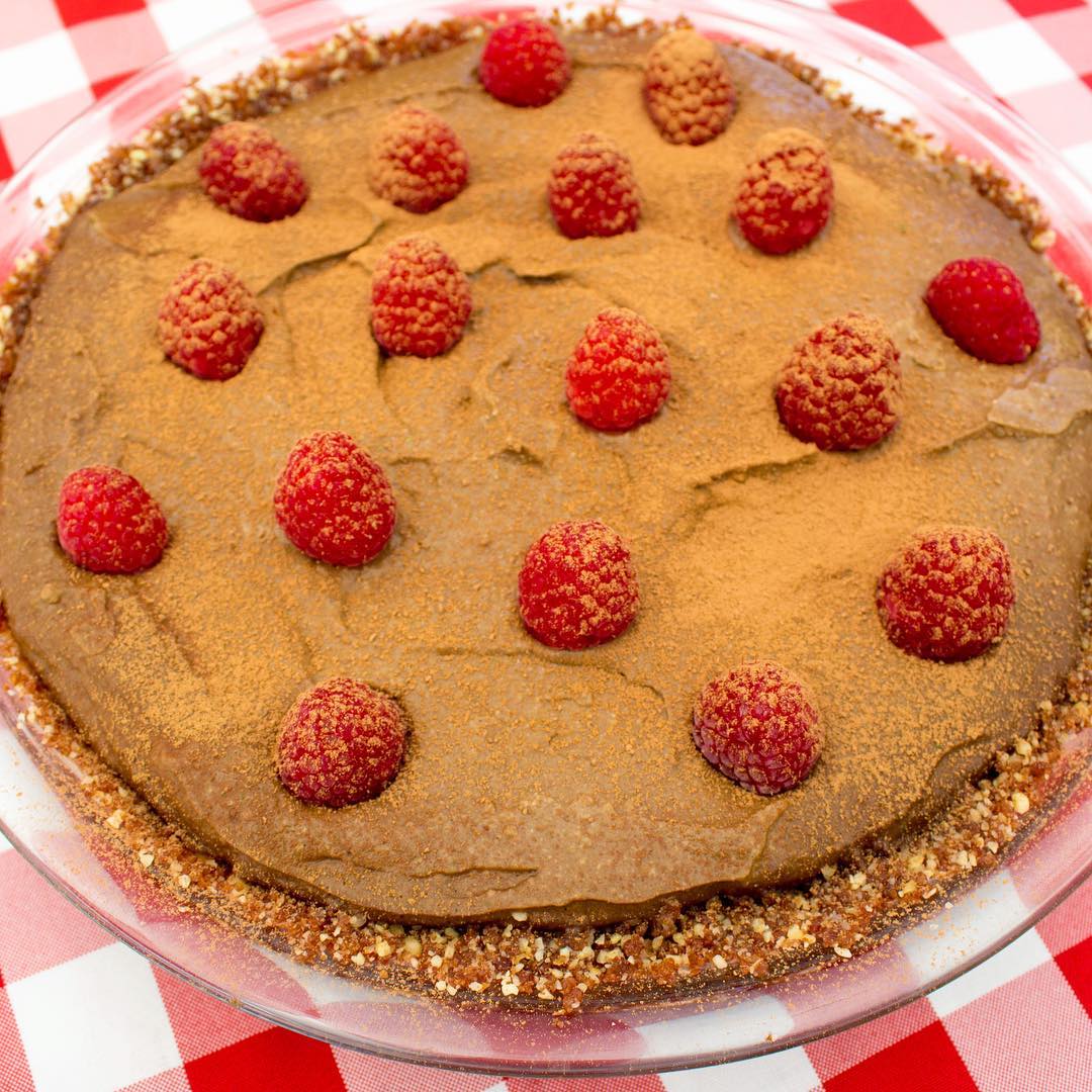 Chocolate Raspberry Almond Torte