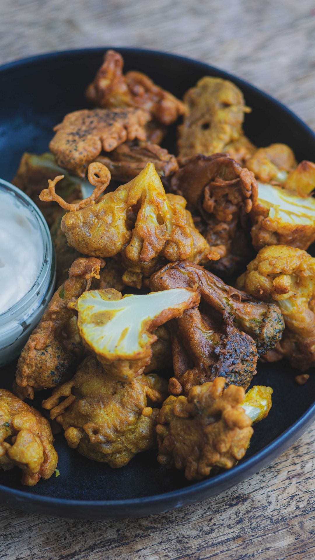 Battered Cauli Broccoli Bites