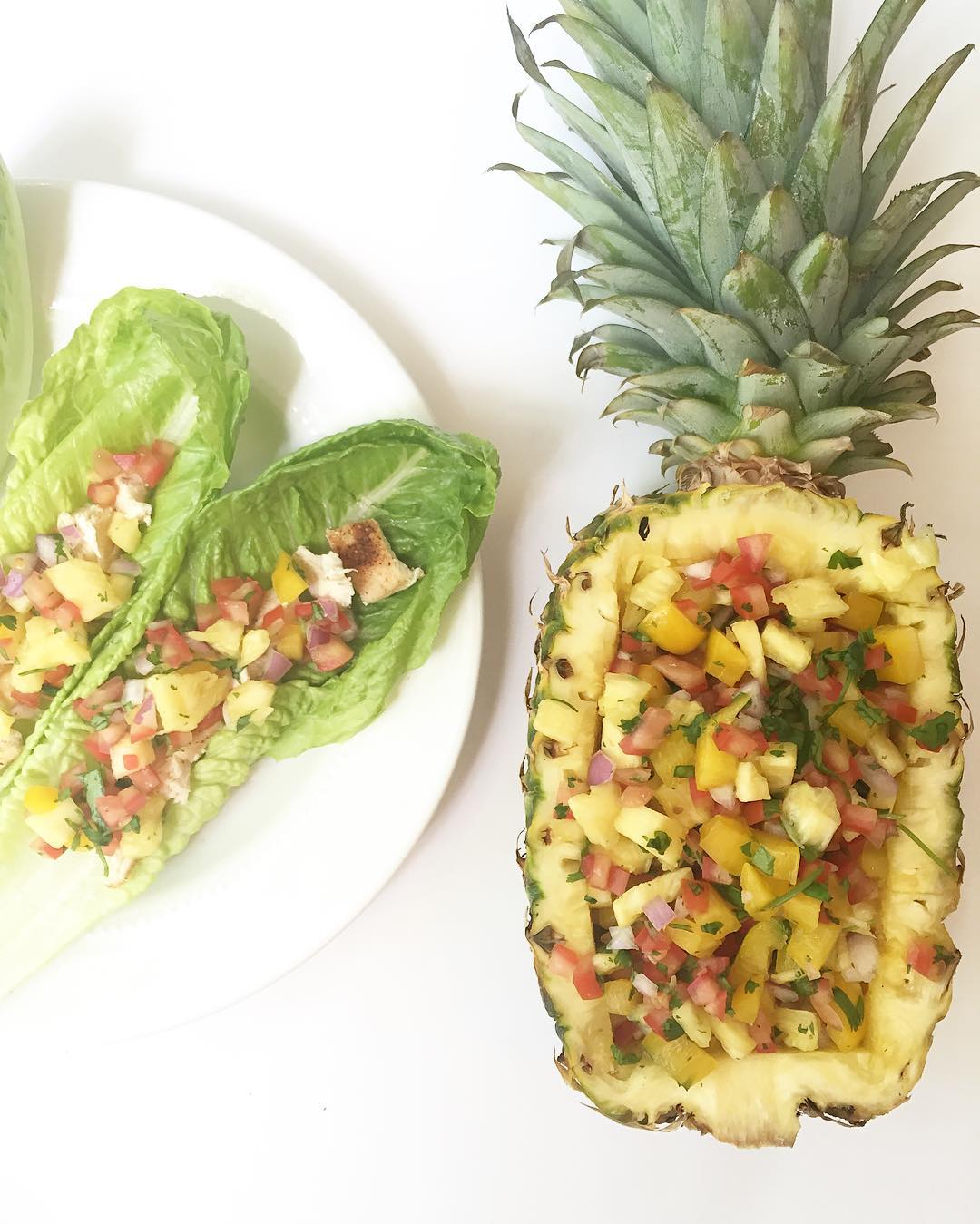Lettuce Taco-Bout This Pineapple Salsa
