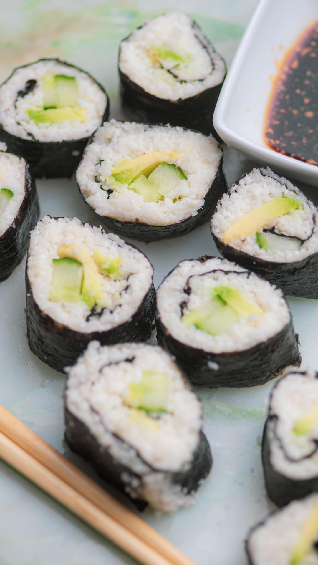 Sushi with Sticky Cauliflower Rice