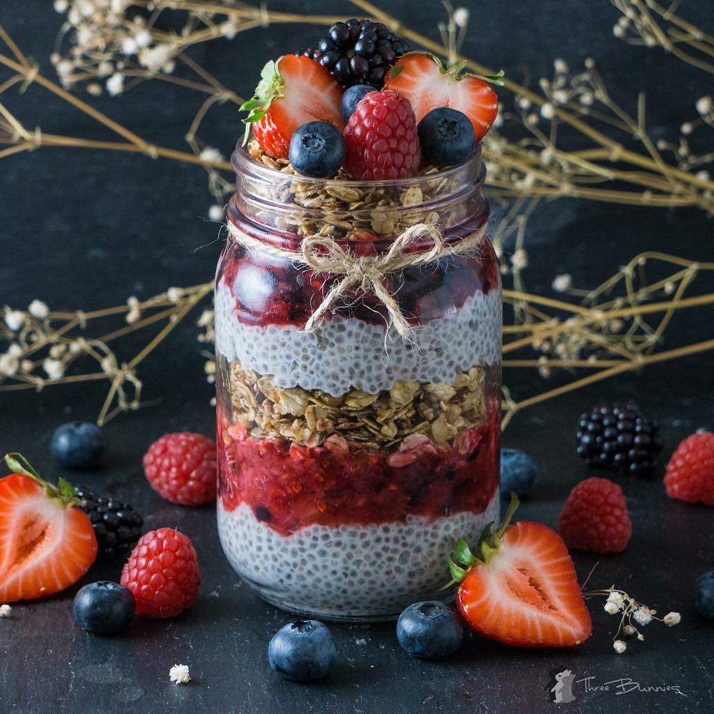 Berry Gronola Chia Jars